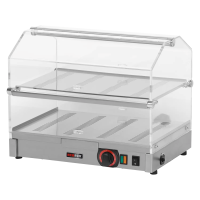 REDFOX Dviejų lygių vitrina su šildoma lentyna 50x35, dvipusis atidarymas VEC 520 00004951 | E-gastro