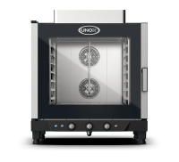 UNOX CHEFLUX MANUAL Dujinė konvekcinė krosnis su drėkinimo funkcija 7 GN 1/1, 17,5 kW XV513G | E-gastro