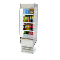 MAXIMA Šaldoma vitrina 220 litru 50 x 50 cm atvira 09400855 | E-gastro