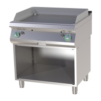 RM GASTRO Dujinė kepimo plokštuma grublėta ant atviros spintelės FTR 780 G 00020635 | E-gastro