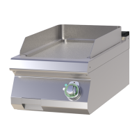 RM GASTRO Elektrinis grilius su lygiu chromuotu paviršiumi FTHC 704 E 00009028 | E-gastro