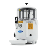 MAXIMA Karšto šokolado dispenseris 5 l baltos spalvos 230 V 09504000 | E-gastro