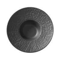 FINE DINE Makaronų lėkštė Crust, juoda, ø275 mm, 3 vnt. 779415 | E-gastro