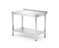 HENDI Sieninis stalas su lentyna, surenkamas, Kitchen Line, 1000x600x(H)850mm 817278 | E-gastro