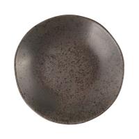 FINE DINE Gili lėkštė Ironstone, juoda, ø280 mm, 6 vnt. 04SWA000073 | E-gastro