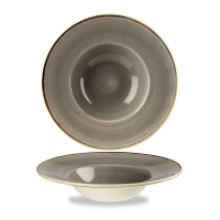 FINE DINE Makaronų lėkštė Peppercorn, pilka, ø240 mm, 6 vnt. SPGSVWBM1 | E-gastro