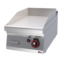 REDFOX Dujinė kepimo plokštuma 40×51 lygi be spintelės FTH 70/04 G 00110057 | E-gastro