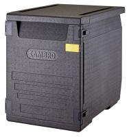 CAMBRO Termokonteineris Cam GoBox, 600x400 mm, pakraunamas iš priekio, 155L., Juodas, 770x540x(H)687mm EPP4060FNR110 | E-gastro