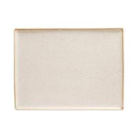 FINE DINE Stačiakampė lėkštė Sand, kreminė, 350x260mm, 6 vnt. 04ALM001509 | E-gastro