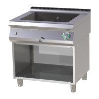 RM GASTRO Elektrinis marmitas GN 2/1 su spintele BM780E 00014510 | E-gastro