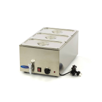 MAXIMA Marmitas su kranu su 3 x 1/3 GN rinkiniu elektrinis 09300011 | E-gastro