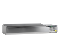 TEFCOLD Vitrininis šaldytuvas GN1/3 VK38-160 S/S LID