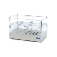 MAXIMA Šildomas maisto vitrininis stendas 50 L 55 cm 2 lentynos 09400780 | E-gastro