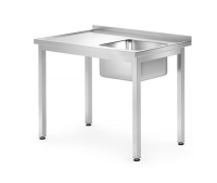 HENDI Stalas su kriaukle, surenkamas, Profi Line, 1000x700x(H)850mm 812884 | E-gastro