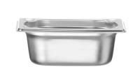 HENDI Konteineris GN 1/9, Kitchen Line, 0,6L, nerūdijantis plienas, 176x108x(H)65 mm 806722 | E-gastro