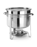 HENDI Degia pasta pašildomas stalo marmitas sriuboms, Kitchen Line, 8 L, Ø370×(H)325 mm 472507 | E-gastro