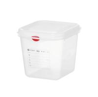 HENDI GN 1/6 konteineris, polipropilenas, 2,6L, 176x162x(H)150mm 873175 | E-gastro