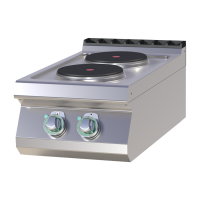 RM GASTRO Elektrinė viryklė su 2 kaitvietėmis SP 704 E 00008586 | E-gastro