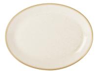 FINE DINE Ovali lėkštė Sand, kreminė, 310x240 mm, 6 vnt. 04ALM001396 | E-gastro