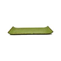 FINE DINE Stačiakampė lėkštė Edenic, žalia, 260x115 mm, 3 vnt. 767689 | E-gastro