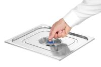 HENDI Dangtis su spalvotais spaustukais GN 2/3, Profi Line, nerūdijantis plienas, 354x325 mm 805213 | E-gastro