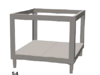 PIZZAGROUP Stovas ENTRY MAX krosniai S4, nerūdijančio plieno, 33 kg P11FN55036 | E-gastro