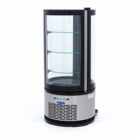 MAXIMA Vitrininis šaldytuvas apvalus 100 L 48 cm 09400841 | E-gastro