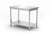 HENDI Centrinis darbo stalas su lentyna surenkamas Kitchen Line 1000x600x(H)850mm 817162 | E-gastro