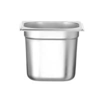 HENDI Konteineris GN 1/6, Budget Line, 2,4L, nerūdijantis plienas, 176x162x(H)150 mm 800645 | E-gastro