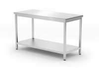HENDI Centrinis darbo stalas su lentyna, surenkamas, Kitchen Line, 1200x600x(H)850mm 817179 | E-gastro