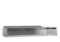 TEFCOLD Vitrininis šaldytuvas GN1/4 GVC33-140 S/S 30847 | E-gastro