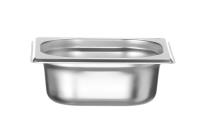 HENDI Konteineris GN 1/6, Budget Line, 1L, nerūdijantis plienas, 176x162x(H)65mm 800621 | E-gastro