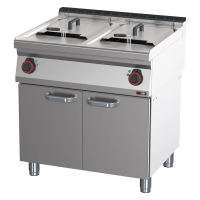 REDFOX Elektrinė gruzdintuvė 2 krepšeliai 0,8 kW/l, 17+17 l ant spintelės 400 V FE 70/80 E 00110054 | E-gastro