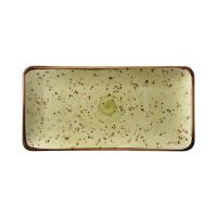 FINE DINE Stačiakampė lėkštė Olive, žalia, 300x150mm, 6 vnt. 769669 | E-gastro