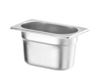 HENDI Konteineris GN 1/9, Budget Line, 1L, nerūdijantis plienas, 176x108x(H)100 mm 800737 | E-gastro