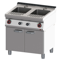 REDFOX Elektrinis makaronų virimo įrenginys 23 + 23 l su spintele VT 70/80 E 00110125 | E-gastro
