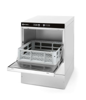 HENDI Indaplovė 40x40, rankinis valdymas, su ploviklio dozatoriumi ir pompa, 230V/2800W, 470x510x(H)710mm 233023 | E-gastro