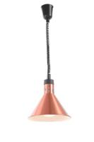 HENDI Aukštyn ir žemyn pakeliama šilumos lempa, kūginė, Varis, 230V/250W 273876 | E-gastro