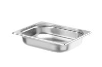 HENDI Konteineris GN 1/2, Budget Line, 4L, nerūdijantis plienas, 325x265x(H)65mm 800324 | E-gastro