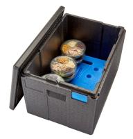CAMBRO Termokonteineris GoBox XL, pakrovimas iš viršaus, GN 1/1, 64,5L, Juodas, 610x430x(H)390mm EPP180XLT110 | E-gastro