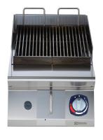 ELECTROLUX Dujinė pusės modulio kepimo plokštuma, rifliuota, 400 mm, 7kW 371042 | E-gastro