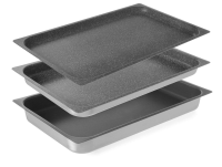 HENDI Aliuminio talpykla GN 1/1 su nepridegančia danga, 530x325x(H)40mm 805541 | E-gastro