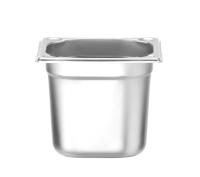 HENDI Konteineris GN 1/6, Kitchen Line, 2,4L, nerūdijantis plienas, 176x162x(H)150 mm 806647 | E-gastro