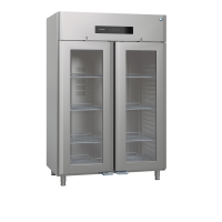 HOSHIZAKI Dviejų durų šaldytuvas Premier KG 140 L, GN 2/1, stiklinės durys, nerūdijantis plienas, +2/+12 °C, 1085 l. KG 140 L | E-gastro