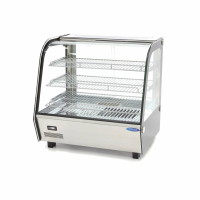 MAXIMA Šildomas maisto vitrininis stalas 120 litru 67 cm 3 lentynos 09400846 | E-gastro