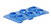 BARUP brangakmenių pavidalo ledo kubelių formos, mėlynos, 2 vnt., 190x105x(H)30 mm 679012 | E-gastro