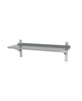 HENDI Sieninė lentyna vienguba reguliuojama su 2 laikikliais 3 vnt 1200x300x(H)600mm 811795 | E-gastro