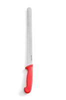 HENDI Peilis kebabui ir kumpiui pjaustyti Granton kraštu, Raudona, 490×25×(H)40 mm 842928 | E-gastro
