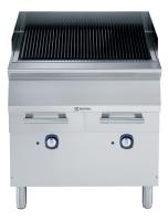 ELECTROLUX Laisvai pastatoma kepimo plokštuma, 800 mm, elektrinė, rifliuota, 400V/12kW 371242 | E-gastro