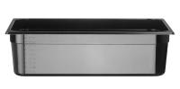 HENDI GN 1/1 konteineris iš juodo polikarbonato, 21L, Juodas, 530x325x(H)150mm 862216 | E-gastro